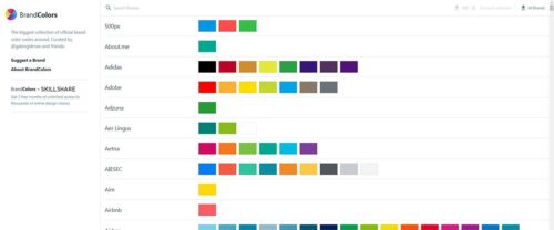 Brand Colors – The biggest collection of official brand color codes