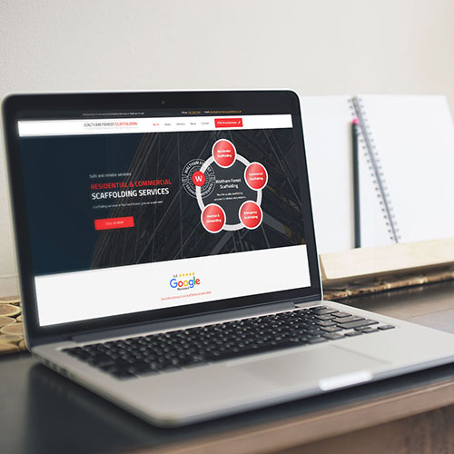 Waltham Forest Scaffolding Website Design Development